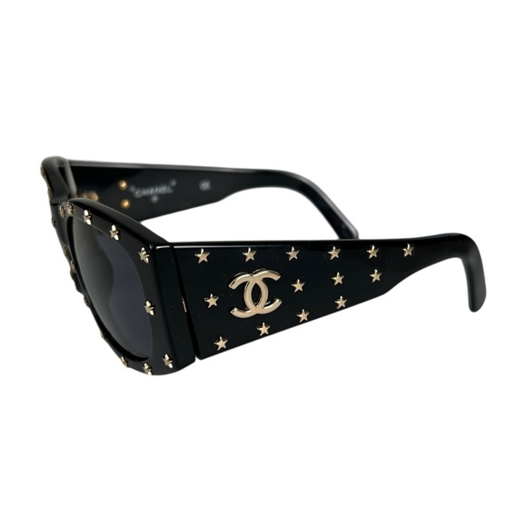 Chanel Star Studded CC Logo Sunglasses - Picture 3 of 8